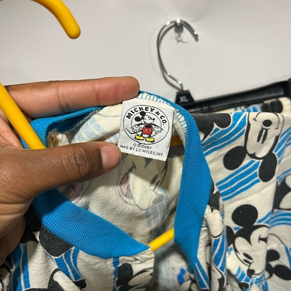 Vintage 1980’s Mickey & Company Pajamas. Mickey Mouse Pajama set large - Picture 4 of 8